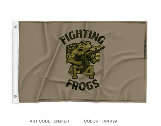 F4 Frogs Wall Flag - cNsnEH