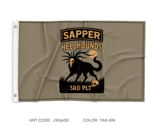 HellHounds Wall Flag - cWzpD8