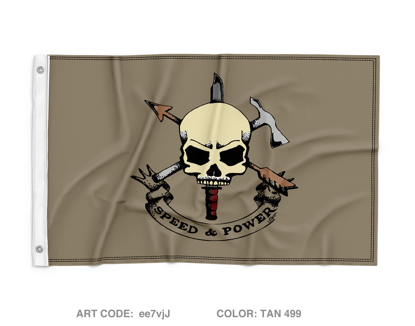 Speed and Power Wall Flag - ee7vjJ