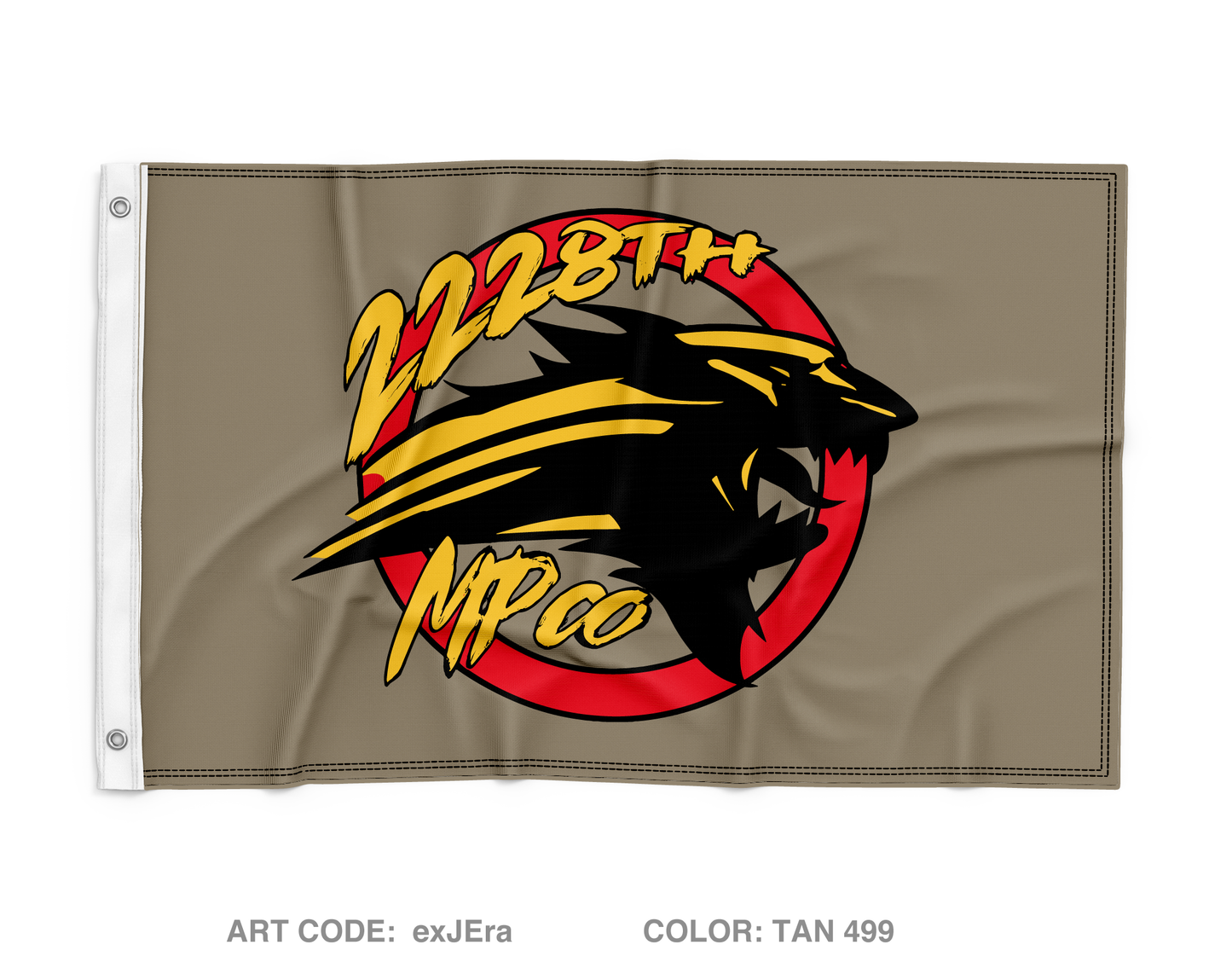 2228th MP CO Wall Flag - exJEra