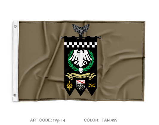 CEWI Platoon, D CO, 1 BEB, 1 ABCT, 1 ID Wall Flag - fPjFT4