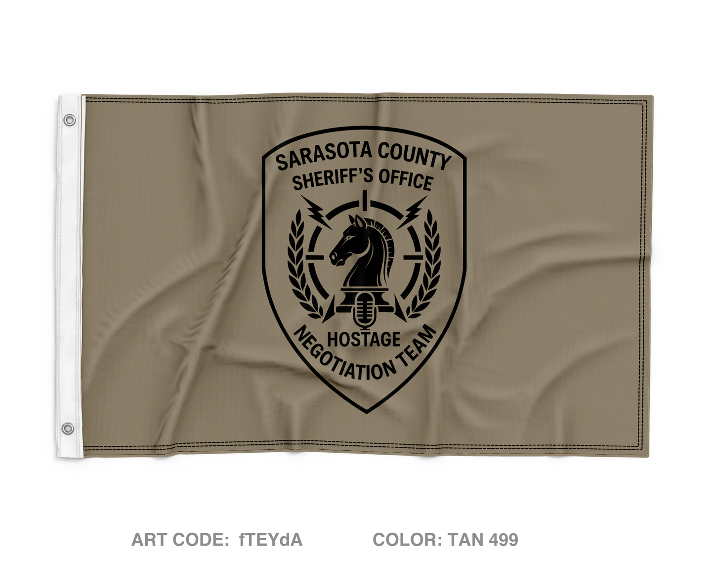 Sarasota County Hostage Negotiations Team Wall Flag - fTEYdA