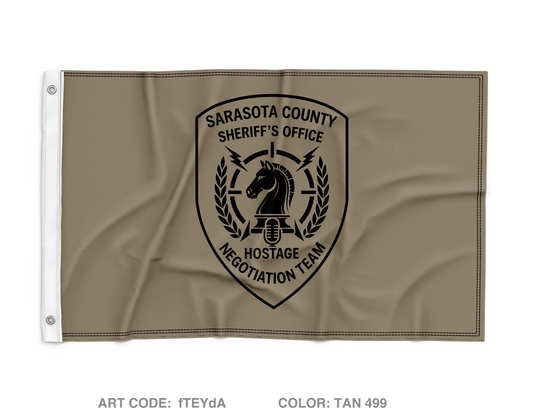 Sarasota County Hostage Negotiations Team Wall Flag - fTEYdA