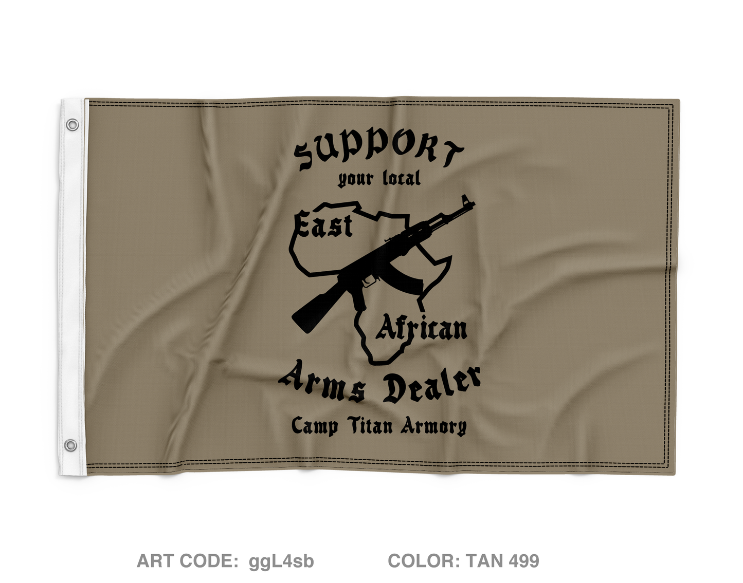 SOCAF ARMORY Wall Flag - ggL4sb