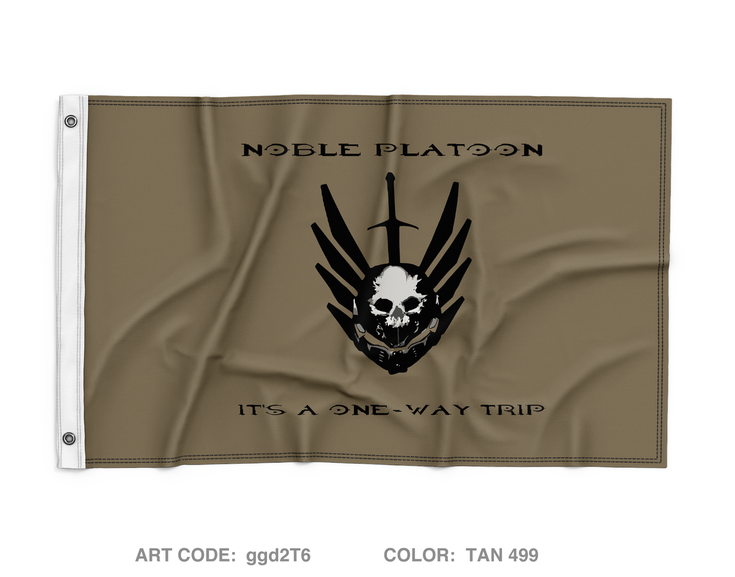 E Co, 3-61 CAV, 4ID Wall Flag - ggd2T6