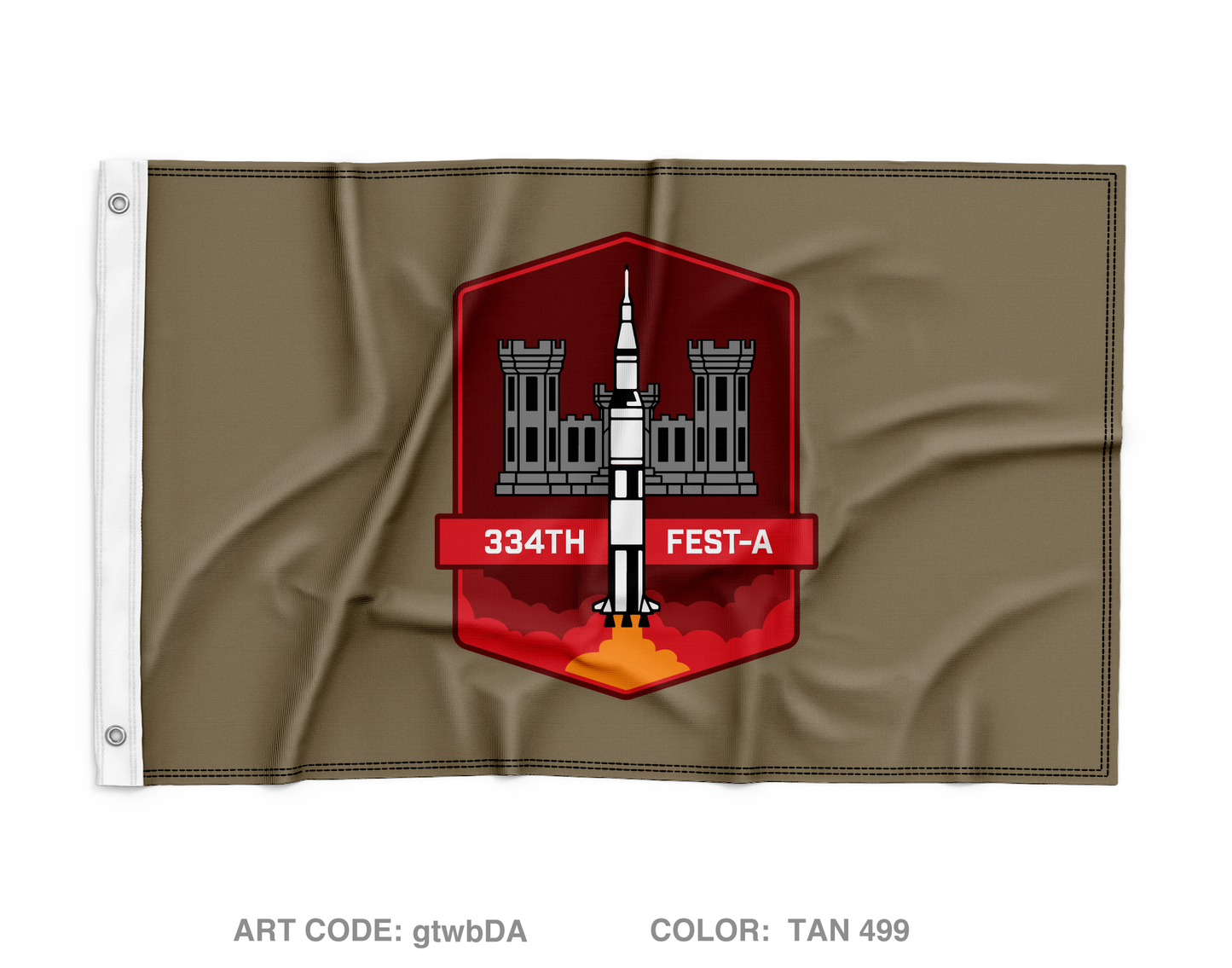 334th FEST-A Store 1 Wall Flag - 9s5Lj7