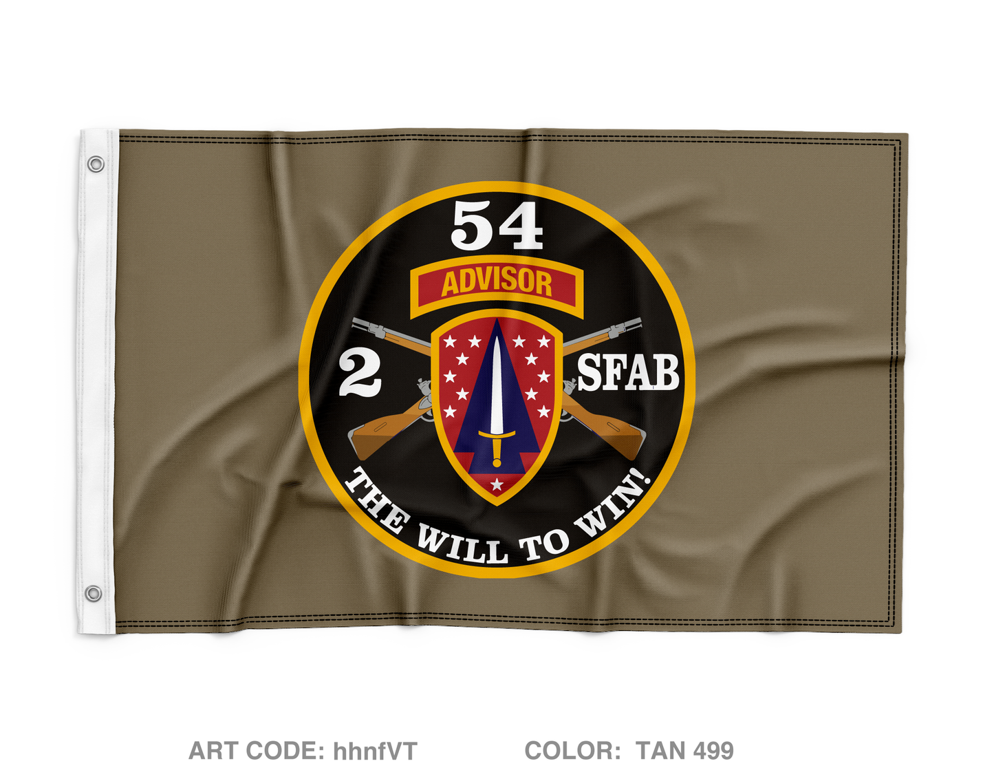 2-54 SFAB Fundarising Collection Wall Flag - hhnfVT