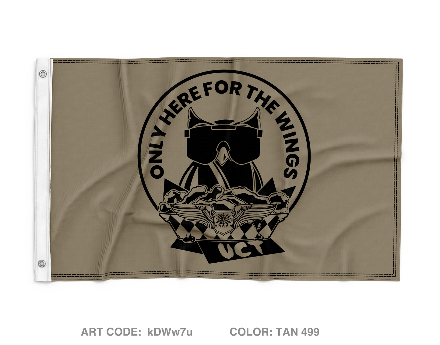 2nd Platoon Death Dealers A 5-5 Wall Flag - KN24ud