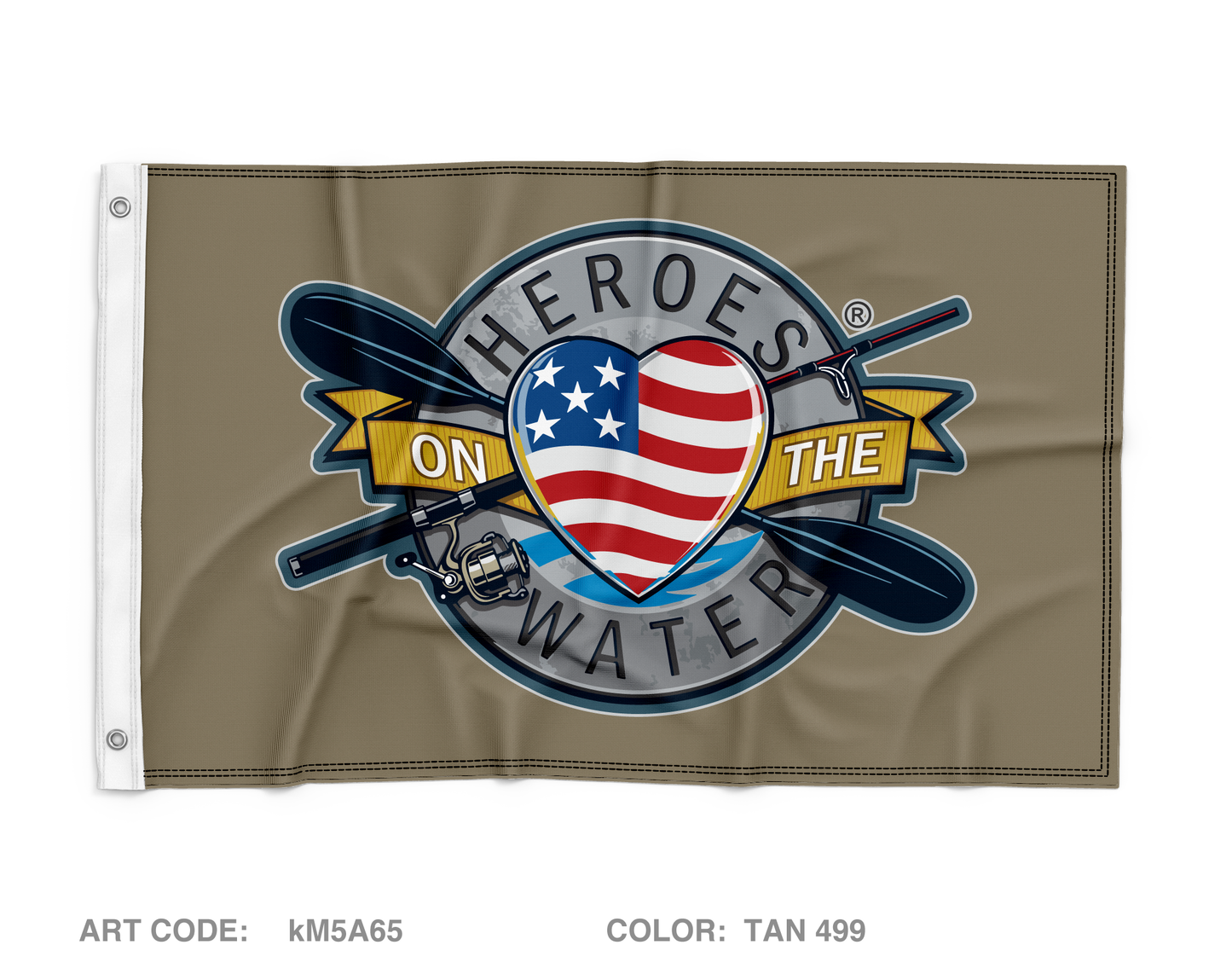 Heroes on the Water National Wall Flag