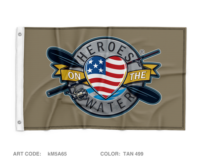 Heroes on the Water National Wall Flag