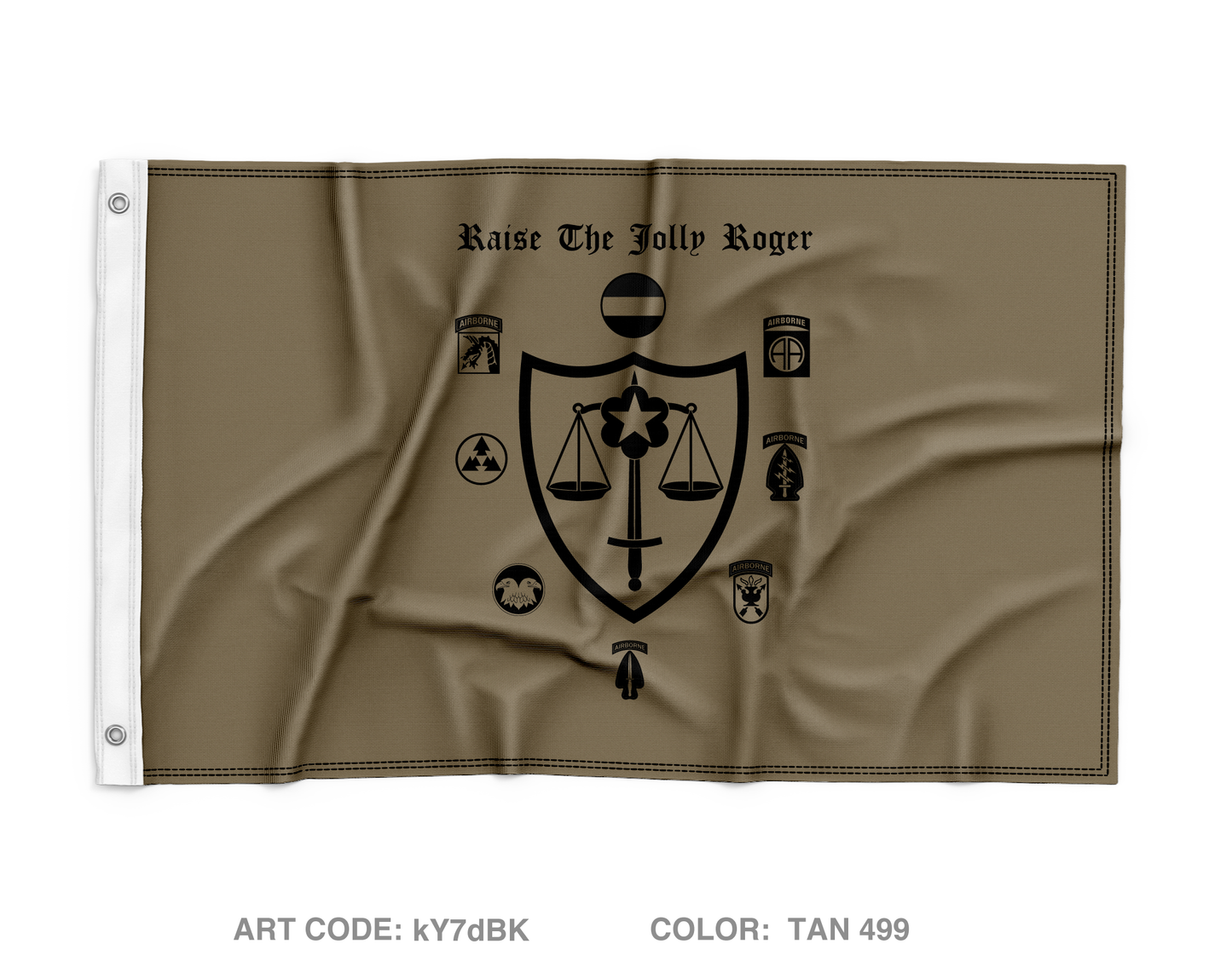 Trial Defense Services, Fort Liberty Field Office Wall Flag - kY7dBK