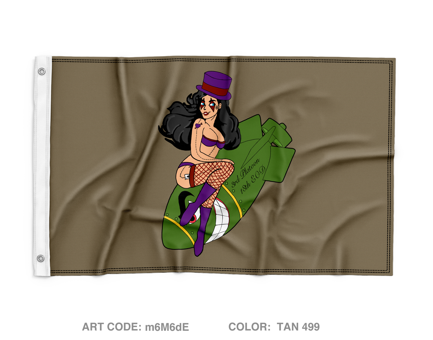 3rd Platoon, 18th EOD Wall Flag - m6M6dE