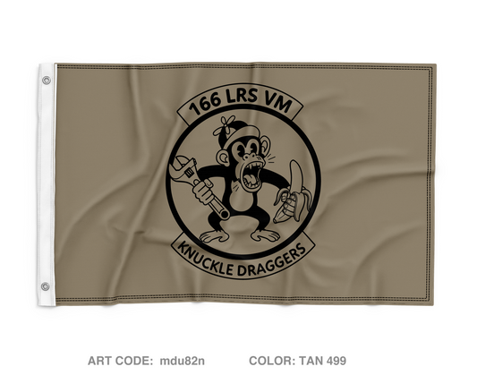 166th Vehicle Maintenance Flight Wall Flag - mdu82n