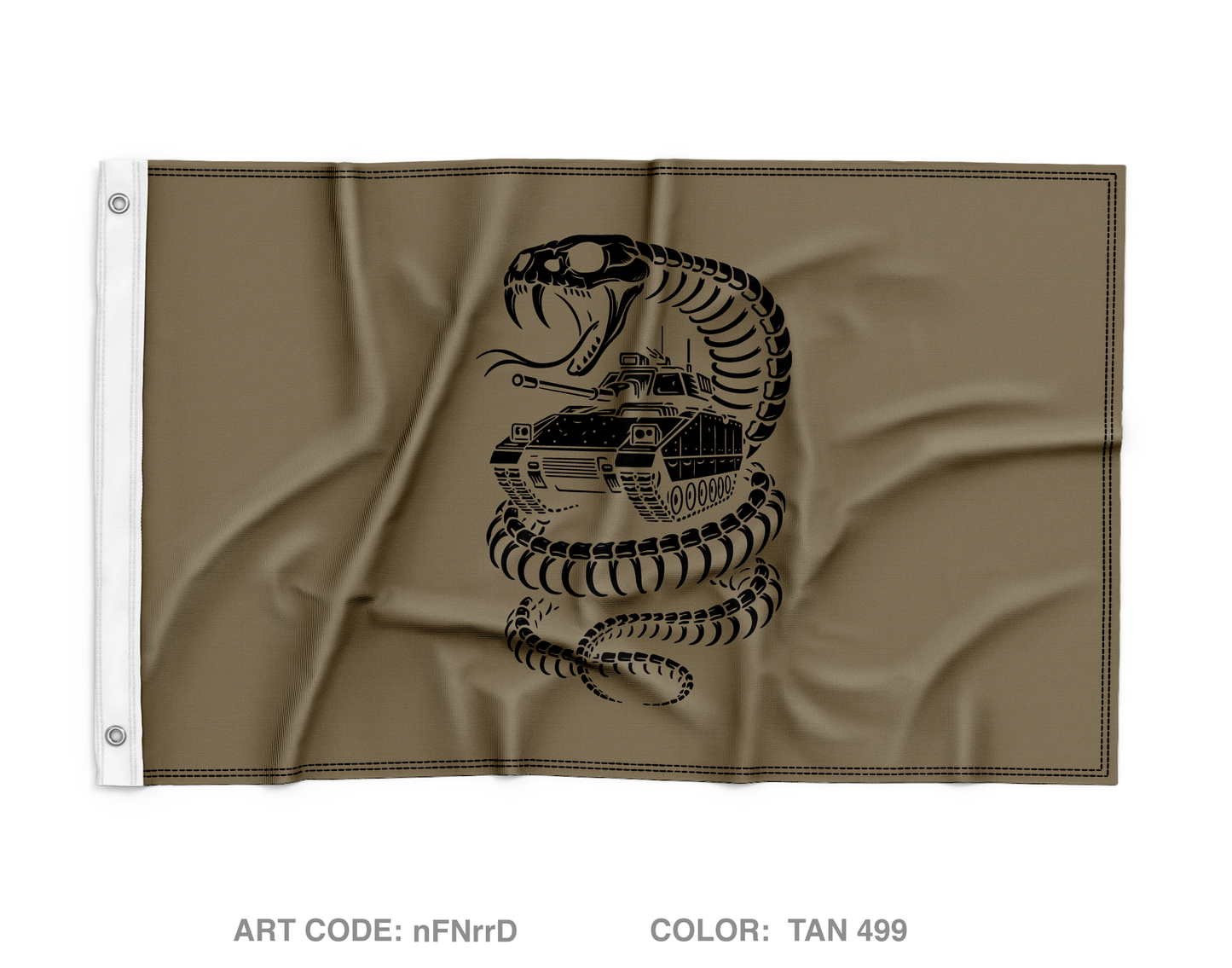 Charlie “Cobra” Company, 1-194th CAB Wall Flag - nFNrrD