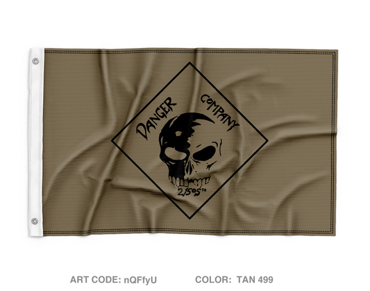 D Co 2|505th PIR Wall Flag - nQFfyU
