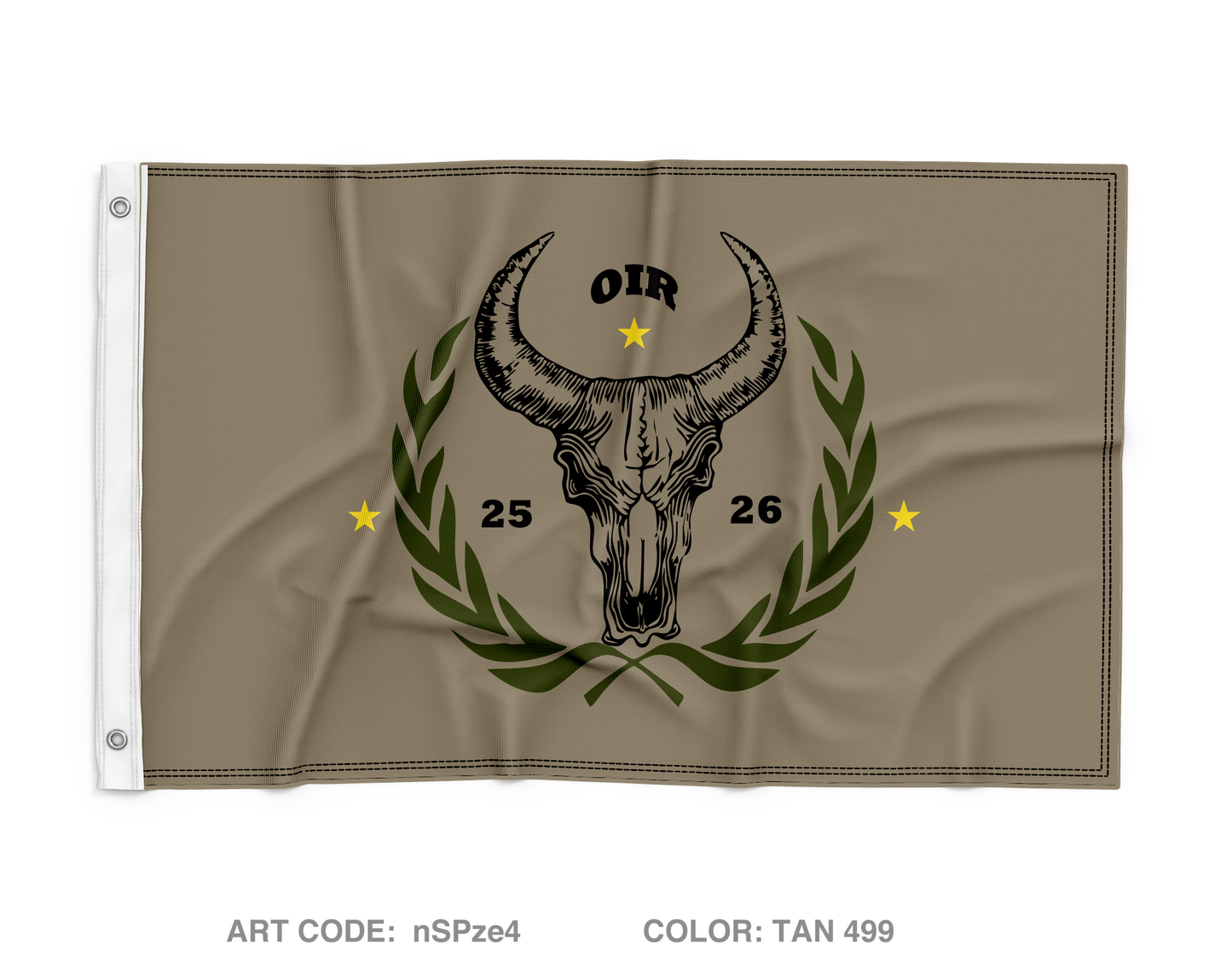 C co 1-133 2nd PLT Wall Flag - nSPze4