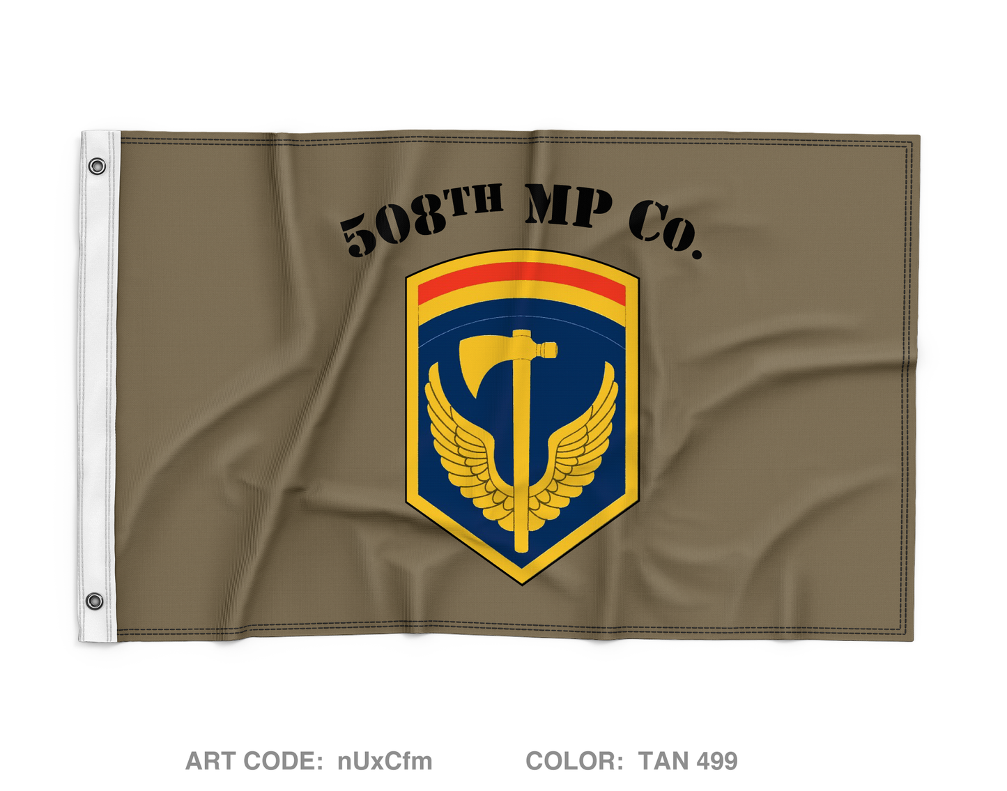 508th MP Co Wall Flag - nUxCfm