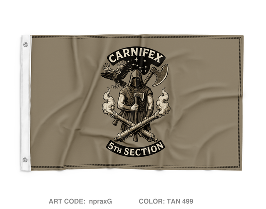 2-8 FA, C BTRY, 5TH Wall Flag - npraxG