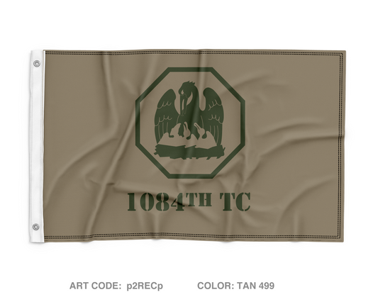 1084th Transportation Company Wall Flag - p2RECp