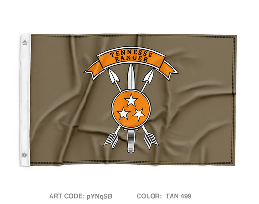 Military Order of Tennessee Rangers Wall Flag - pYNqSB