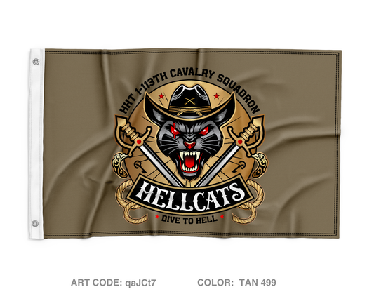 HHT/1-113 CAV Fundraising Collection Wall Flag - qaJCt7