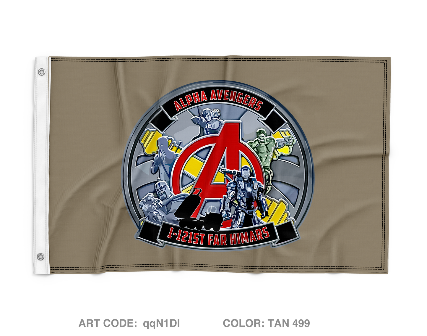 Alpha 1-121 Wall Flag - qqN1DI