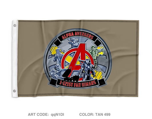 Alpha 1-121 Wall Flag - qqN1DI