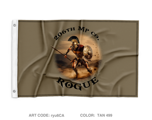 206th MP CO  Wall Flag - ryu6CA