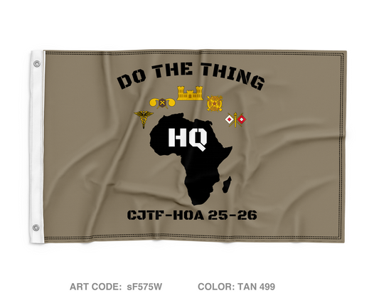 180th ESC HQ Wall Flag - sF575W