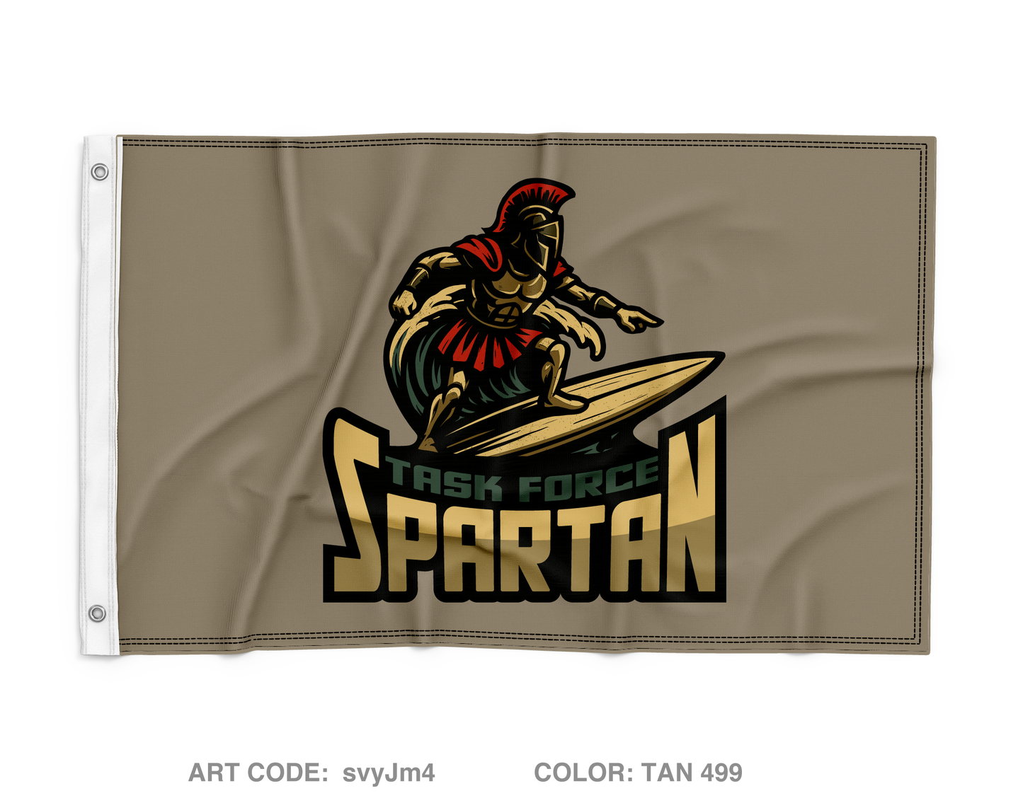 TF Spartan Main Store Wall Flag - svyJm4