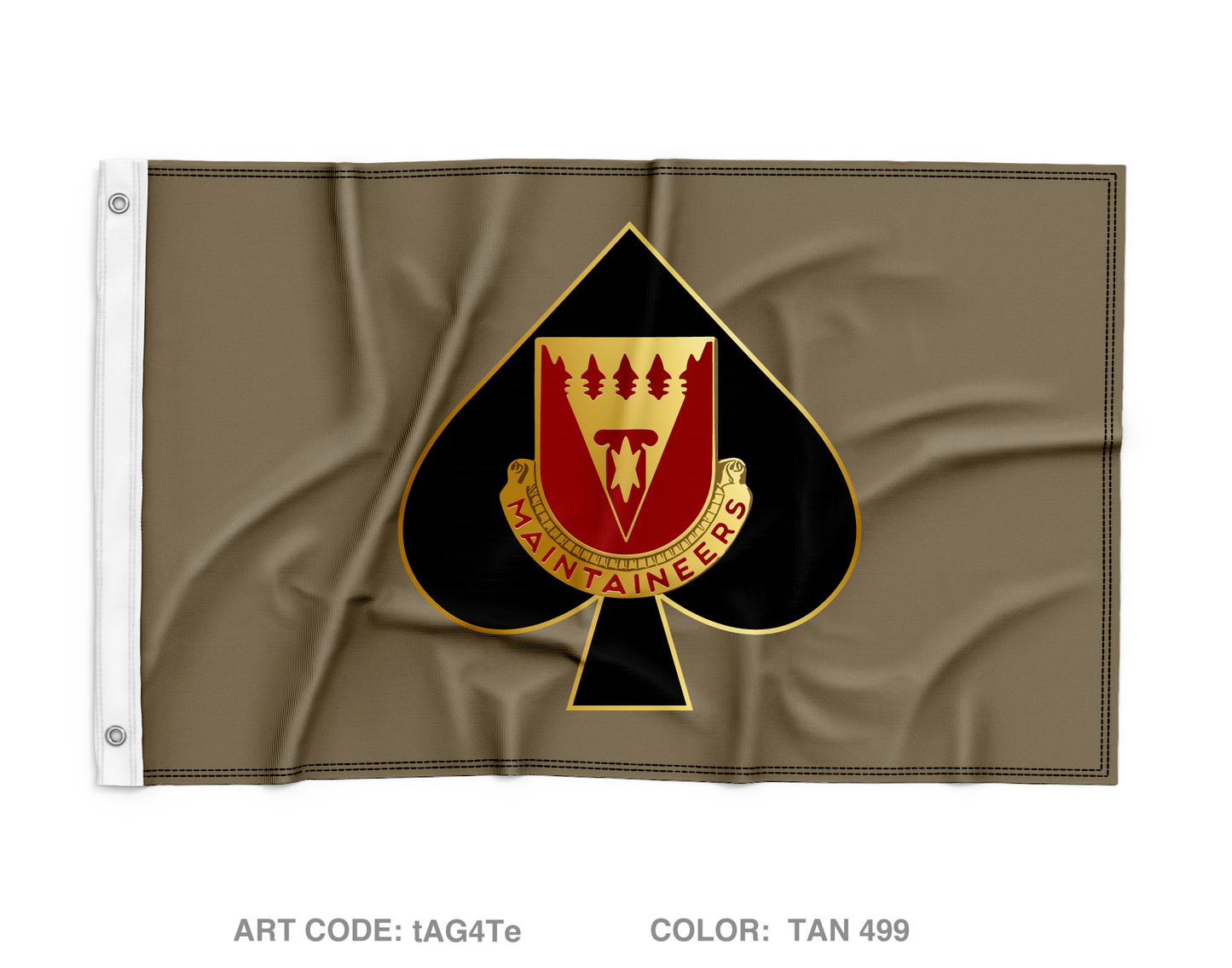 801st A.co BSB 4th Brigade Combatt team Currahee Wall Flag - tAG4Te