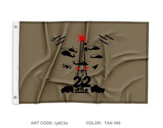 Tower 22 Store 1 Wall Flag - ty8C3s