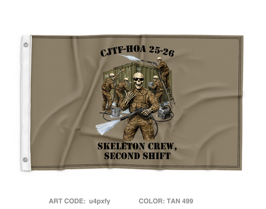 180th ESC Store 3 Wall Flag - u4pxfy