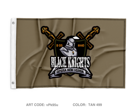 Bravo Company 832nd OD BN Wall Flag - vPk95u