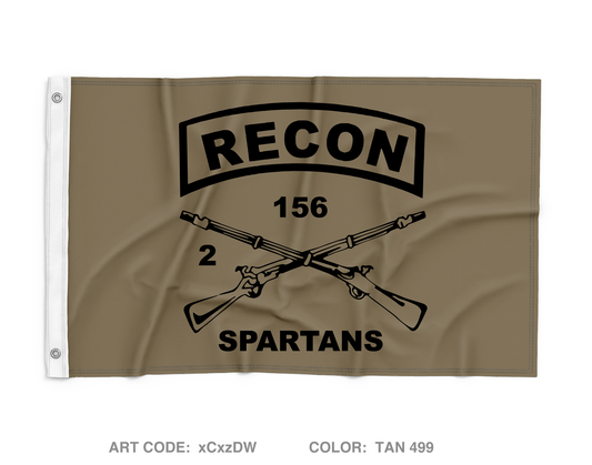 Reconnaissance Platoon, 2-156th INF Wall Flag - xCxzDW