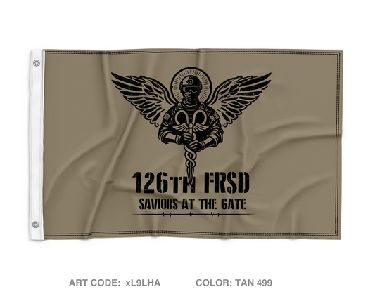 126th FRSD Wall Flag - xL9LHA