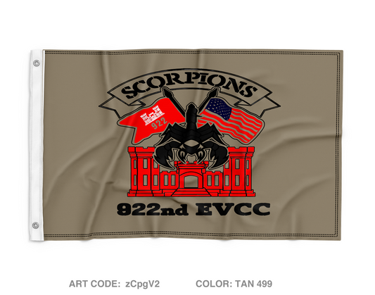 922nd EVCC Wall Flag - zCpgV2