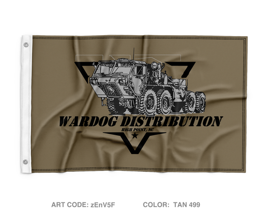 Fox Company 230th bsb WARDOGS Wall Flag - zEnV5F