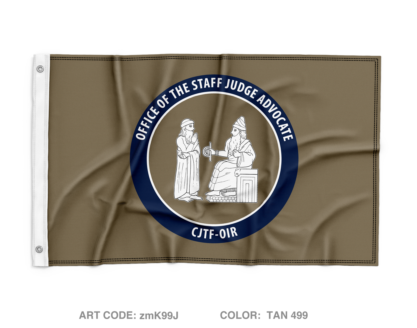 OSJA CJTF-OIR Wall Flag - zmK99J