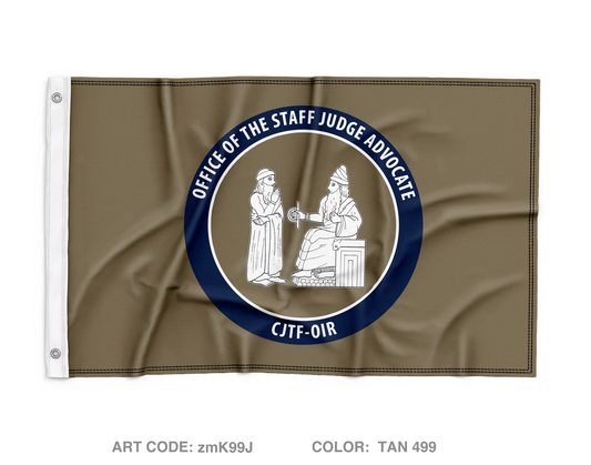 OSJA CJTF-OIR Wall Flag - zmK99J
