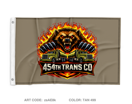 454th TC CO Wall Flag - zsAE8k