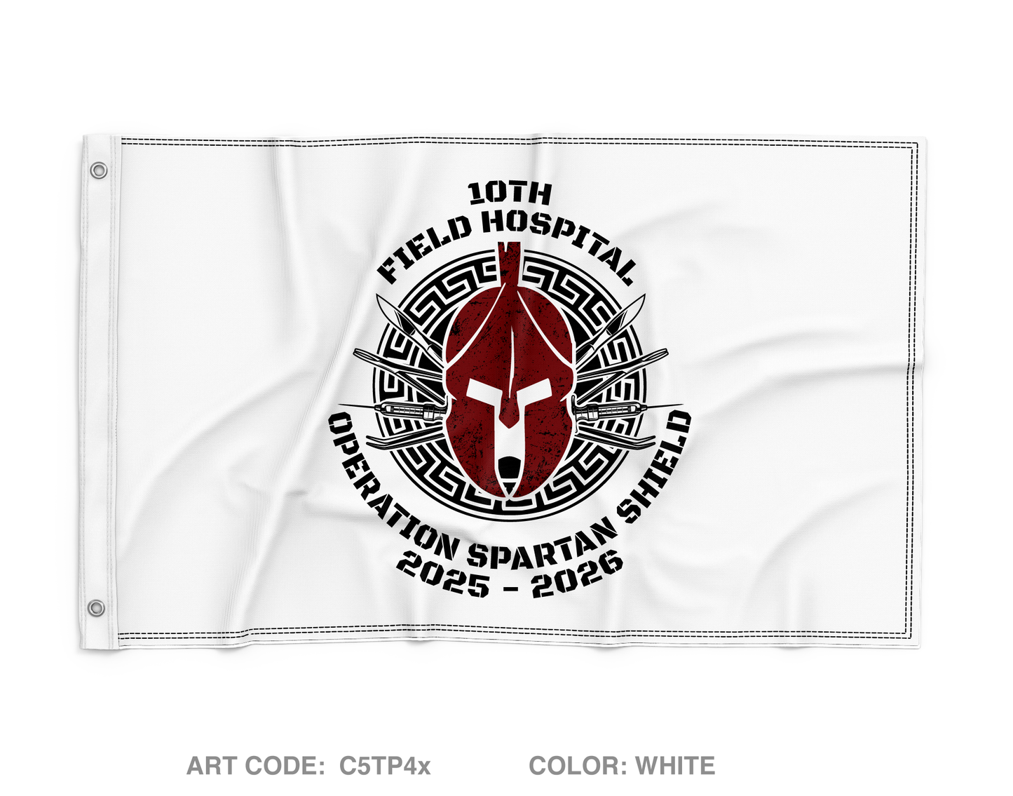 10th Field Hospital Wall Flag - C5TP4x