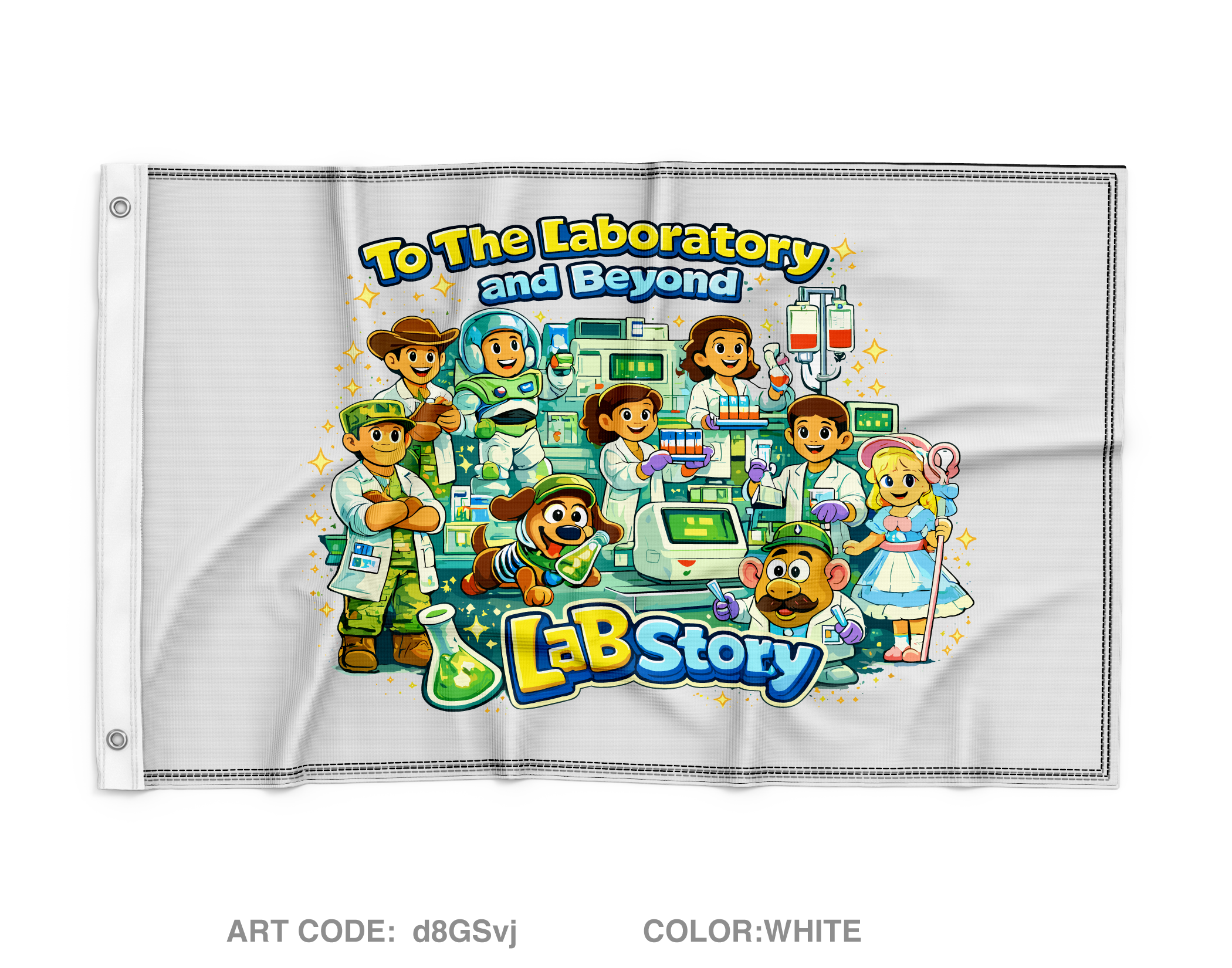 EACH LAB Wall Flag - d8GSvj – Emblem Athletic