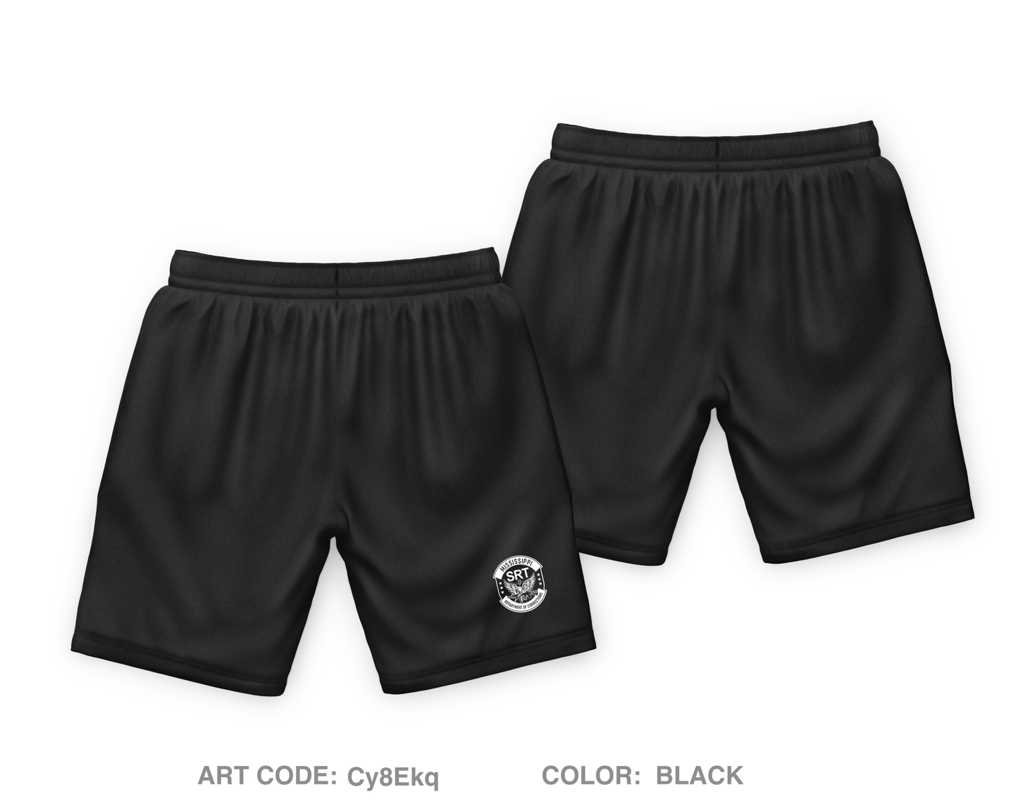 Mississippi Department of Corrections Special Response Team Core Men's 7" Performance Shorts - Cy8Ekq