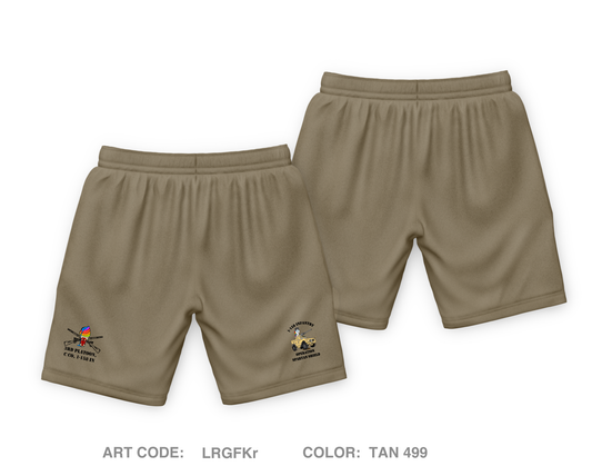 3rd Platoon, C Co, 1-158 IN Core Men's 7" Performance Shorts - LRGFKr