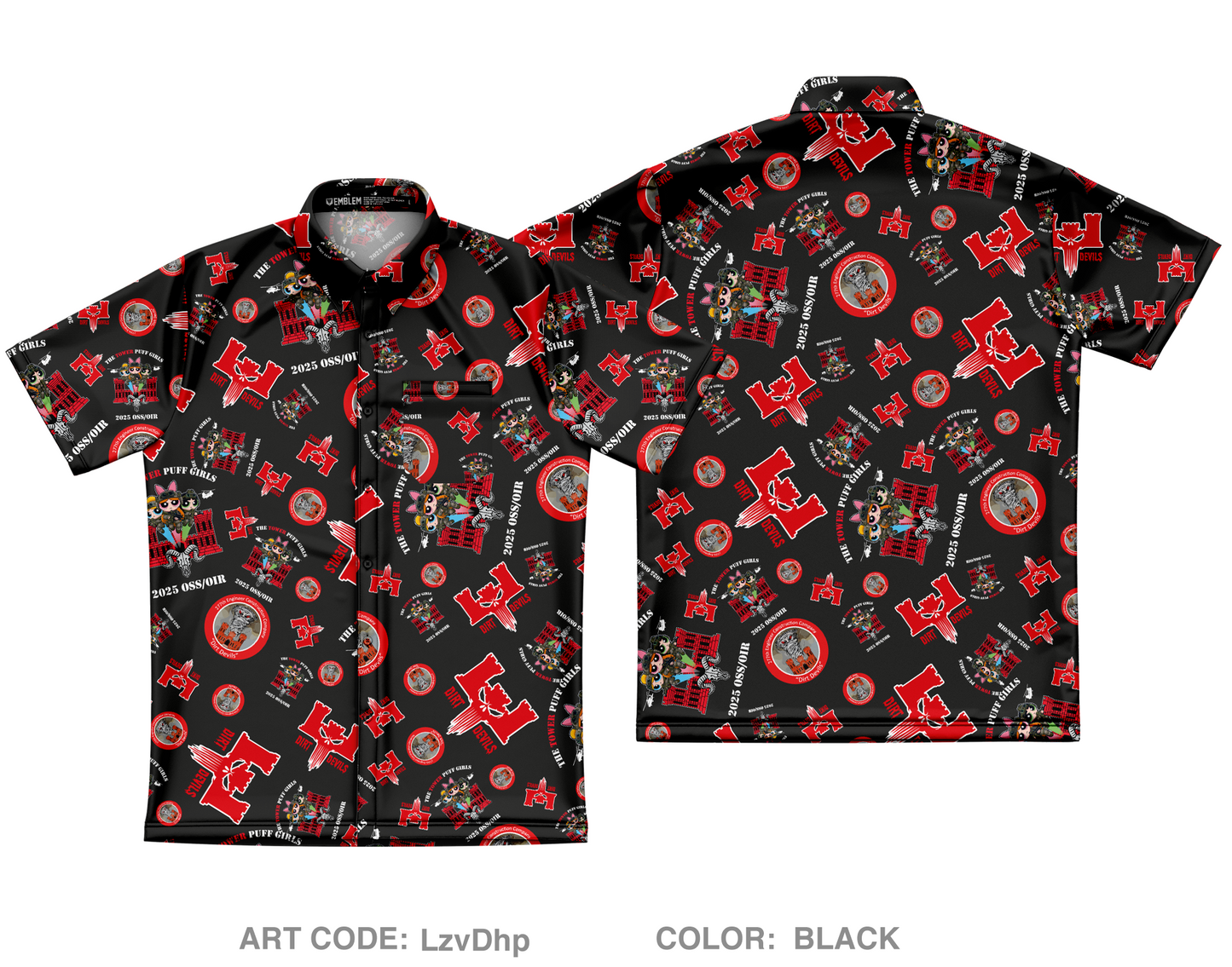 2nd Platoon 277th ECC Core Men's SS Performance Party Shirt - LzvDhp