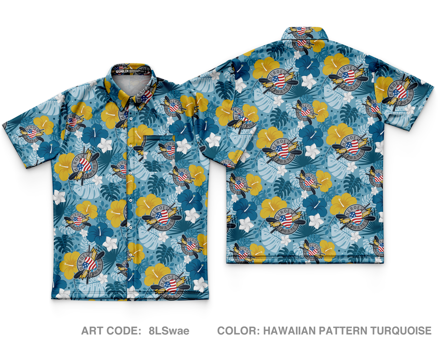 Heroes on the Water National Core Men's SS Performance Party Shirt