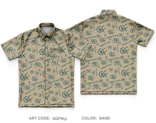Cedar Flats LLC. Core Men's SS Performance Party Shirt - SGFfKp