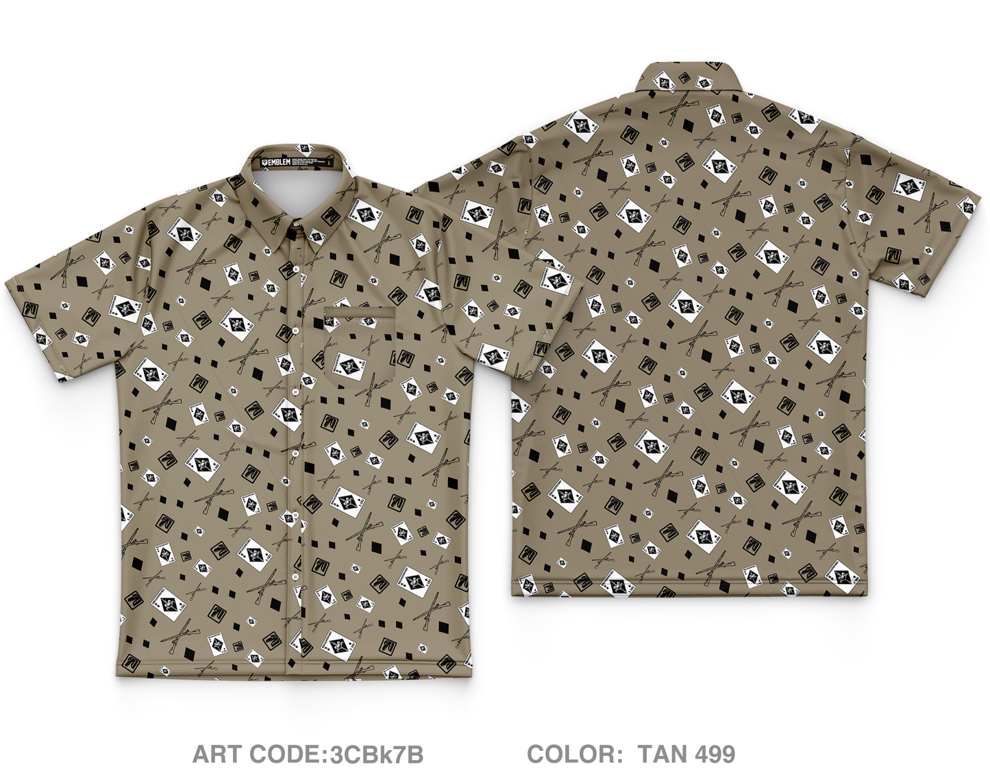 BOLD COMPANY, 1ST BN 161ST INFANTRY REGIMENT Core Men's SS Performance Party Shirt - 3CBk7B