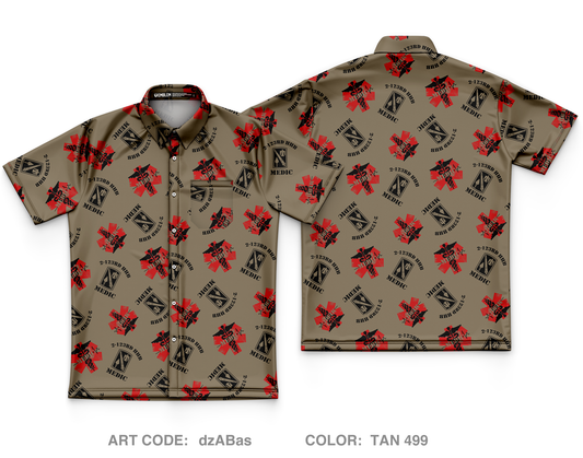 2-123rd HHB Core Men's SS Performance Party Shirt - dzABas